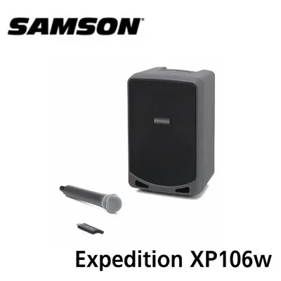 Samson 와이어리스 포터블 PA 블루투스 스피커 Expedition XP106w