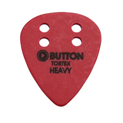 Button Tortex Standard Red Heavy 1.0mm 피크