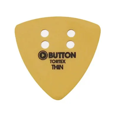 Button Tortex Triangle Yellow Thin 0.5mm 피크