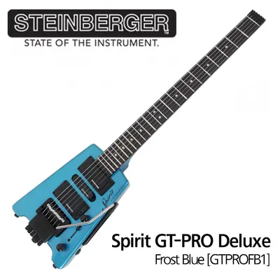 Steinberger 일렉기타 Spirit GT-PRO Deluxe Frost Blue [GTPROFB1]