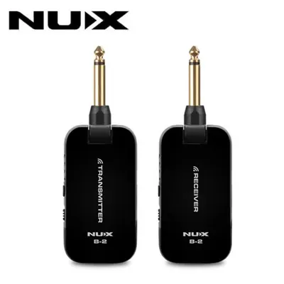 Nux 기타 & 베이스 무선 와이어리스 시스템 (패시브 전용) B-2 Wireless System (Black)