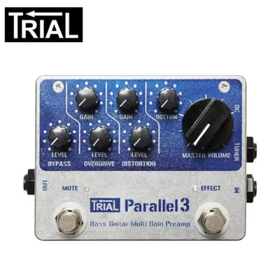 Trial 베이스 전용 드라이브 디스토션 Parallel3 (프리앰프, 부스터로 사용 가능)