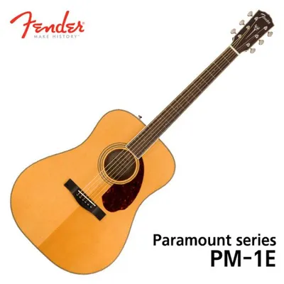 펜더 Fender 통기타 Paramount series PM-1E Strandard Dreadnought, Natural (097-0312-321)