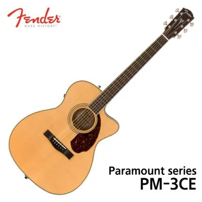 펜더 Fender 통기타 Paramount series PM-3CE Standard Triple-O, Natural (097-0333-321)