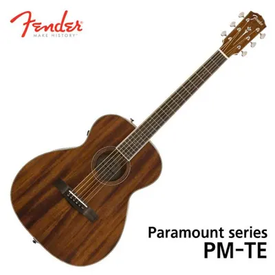 Fender 통기타 Paramount series PM-TE Travel All-Mahogany, Natural (097-0372-322)