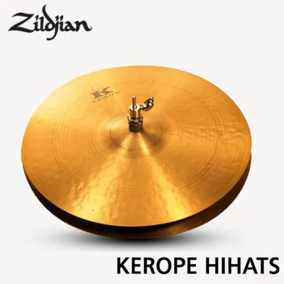 Zildjian 심벌 14인치 / 15인치 Kerope HiHats, Pair (KR14PR / KR15PR)