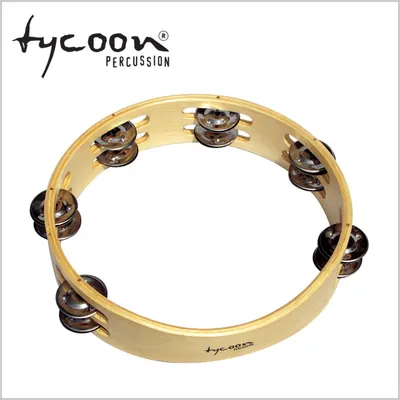 TYCOON 우드 탬버린 TBW DOUBLE WOODEN (원형)