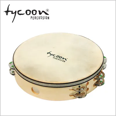 TYCOON 가죽 탬버린 TBWH-D BS DOUBLE / BRIGHT SOUND