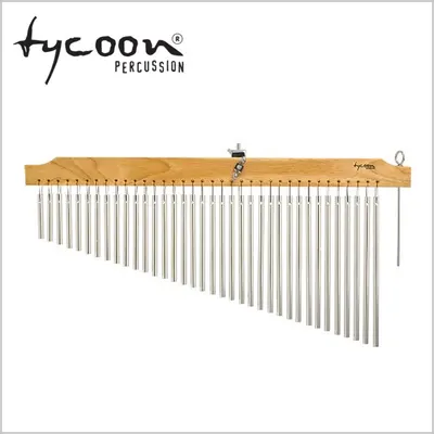 TYCOON 바차임 TIM-36 C N 36줄 CHROME, NATURAL BAR