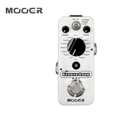 Mooer Audio 드럼머신 겸용 루프 페달 GROOVE LOOP Drum Machine & Looper Pedal