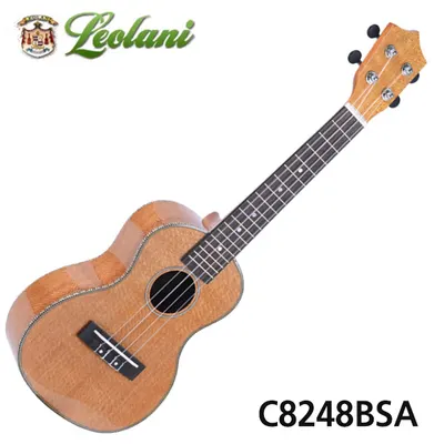 Leolani 우쿨렐레 스펠트 아치백 콘서트 글로스 C8248BSA