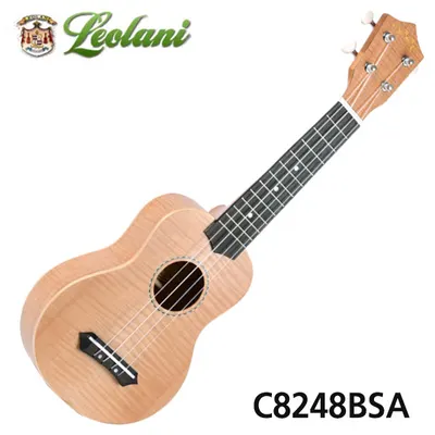 Leolani 우쿨렐레 플레임메이플 아치백 소프라노 S9550IMA