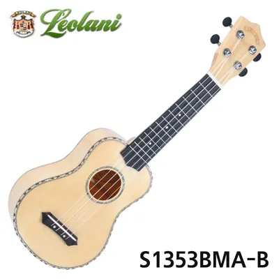 Leolani 우쿨렐레 뱀부 아치백 소프라노 S1353BMA-B
