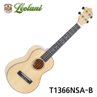 Leolani 우쿨렐레 뱀부 아치백 테너 글로스 T1366NSA-B