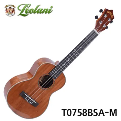 Leolani 우쿨렐레 탑백솔리드 마호가니 아치백 테너 글로스 T0758BSA-M