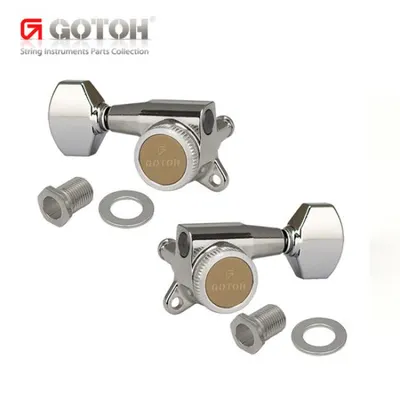GOTOH 락킹 머신헤드 SG381-07 MGT (3+3 크롬)