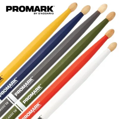 Promark 드럼스틱 Paint stick Hickory classic Wood Tip 5B