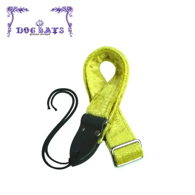 Dogdays 우쿨렐레 스트랩 Gold Velvet Croc Skin