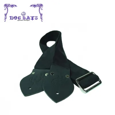 Dogdays 스트랩 Black Faux Suede 2인치