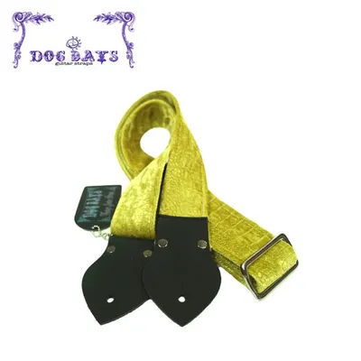Dogdays 스트랩 Gold Velvet Croc Skin 2인치