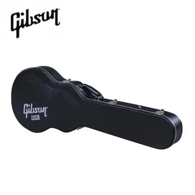 Gibson 일렉기타 케이스 Hard Shell Case Les Paul Black w/ White interior Satin Chrome (CASETLPBL1)