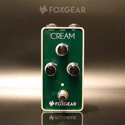 Foxgear 이펙터 CREAM (Vintage Overdrive) 빈티지 오버드라이브 페달