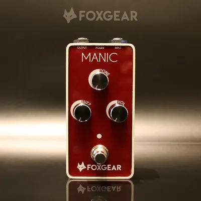 Foxgear 이펙터 MANIC (Vintage Fuzz) 빈티지 퍼즈 페달