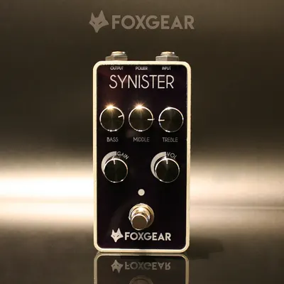 Foxgear 이펙터 SYNISTER (Metal distortion) 메탈 디스토션 페달