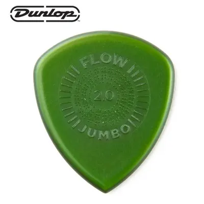 Dunlop 피크 Flow Jumbo Grip 2.0mm 547P2.0 (3개 한 봉지)