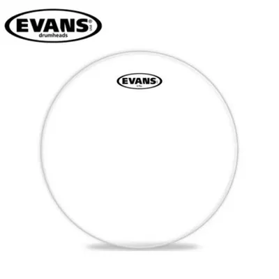 EVANS 에반스 탐 상단 헤드 G PLUS G12 (투명) White 12인치 TT12G12