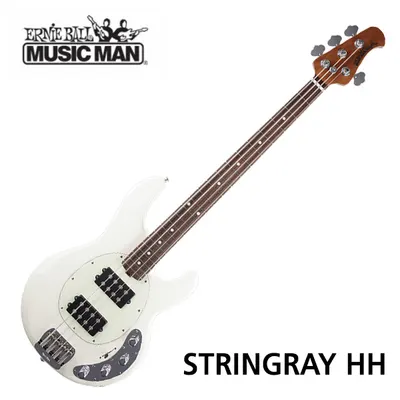 Music Man 일렉베이스 StingRay HH Ivory White/Rosewood (108-IW-20-07)