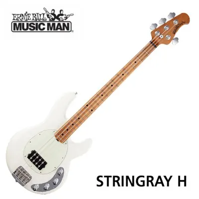 Music Man 일렉베이스 StingRay H Ivory White/Roasted Maple (107-IW-10-07)