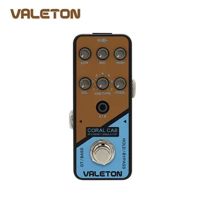 VALETON 이펙터 Coral Cab (CRL-6) 28종 캐비닛 시뮬레이션 페달