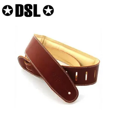 DSL Straps 15mm 폼-패딩 가죽 스트랩 Maroon (GEG25-16-3)