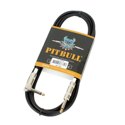 PITBULL 기타 & 베이스 케이블 BAZIC Cable BG-300L (3M) Straight to Angle
