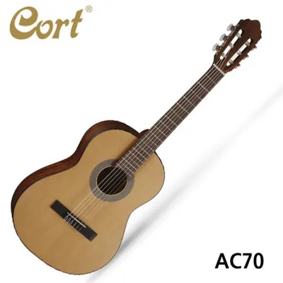 콜트기타 Cort 클래식기타 AC70 오픈포 여행용, 어린이용 3/4 사이즈
