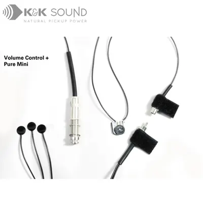 K&K Sound 볼륨컨트롤 + 퓨어 미니 픽업 Pure Mini w/Passive Volume Control