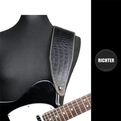 Richter 스트랩 Beaver's Tail Cayman Black #1049