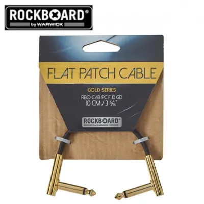 RockBoard 패치케이블 Flat Patch Cable Gold Series 10cm
