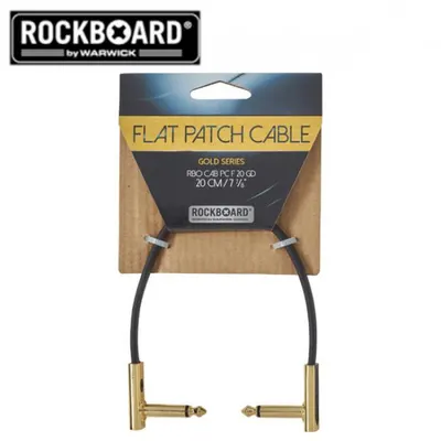RockBoard 패치케이블 Flat Patch Cable Gold Series 20cm