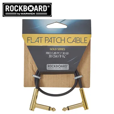 RockBoard 패치케이블 Flat Patch Cable Gold Series 30cm