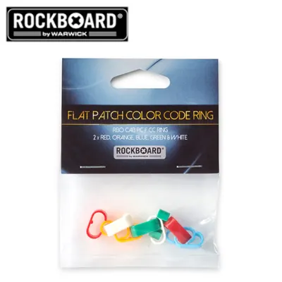 RockBoard 케이블 정리 링 Flat Patch Color Code Ring 10pcs