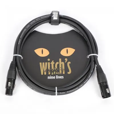 위치스 witchs 마이크케이블 Nine Lives (Black/1.5m~10m)