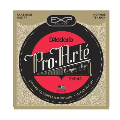Daddario 클래식기타 스트링 Coated Silver Plated [EXP45] (Normal Tension)