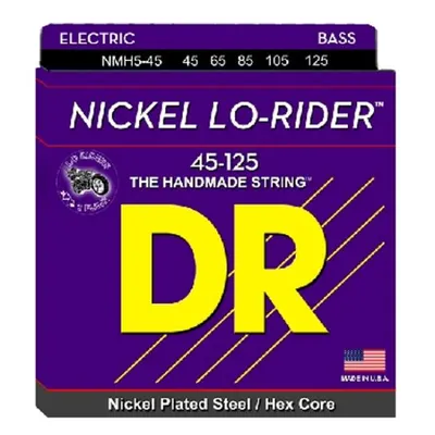 DR 베이스기타 스트링 LoRider Nickel NI-RIDERS [NMH5-45] (045-125)