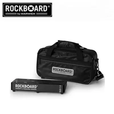 RockBoard 락보드 페달보드 & 케이스 DUO 2.0 with Pro GigBag (RBO B 2.0 DUO B)