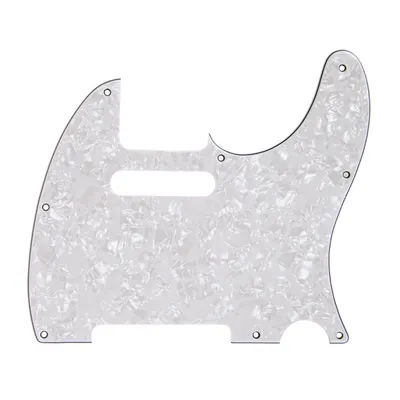 Muztek Pickguard MPG-TELE PWH (Pearl White)