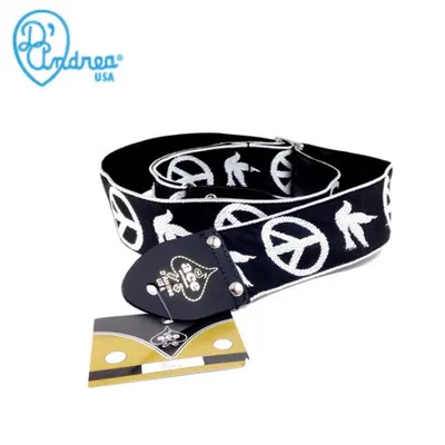 D’Andrea 스트랩 2인치 Vintage Reissue Strap Peace & Dove ACE-6