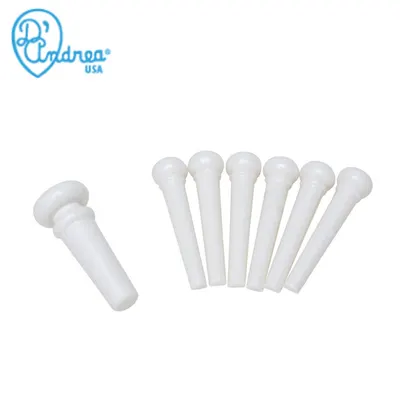 D’Andrea 브릿지핀 Bridge Pin with End Pin White (BPW)