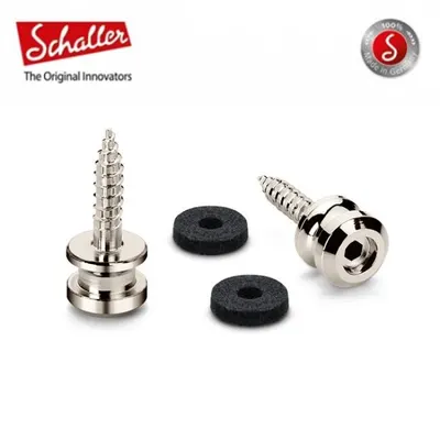 Schaller 교체용 스트랩 버튼 세트 S-Lock Replacement kit S Nickel S/NI